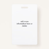 Personalisierte Lehrerkarte - Apple Ausweis (Rückseite)