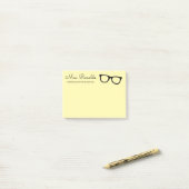 Personalisierte Lehrerm-Brillen Post-it® Notes Post-it Klebezettel (Auf Schreibtisch)