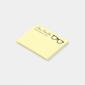Personalisierte Lehrerm-Brillen Post-it® Notes Post-it Klebezettel (angewinkelt)