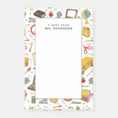 personalisierte Lehrerneuheit Post-it Klebezettel (Vorderseite)