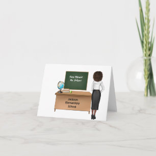 Personalisierte Lehrerrente Karte
