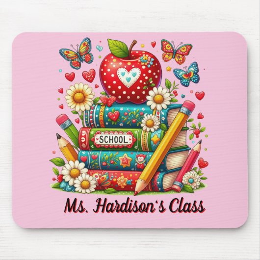 Personalisierte Lehrerschule Mousepad (Vorne)