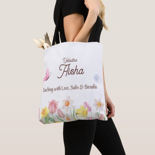 Personalisierte Lehrertasche mit Blumenmuster Tasche (Von Nahem)