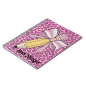 Personalisierte Lehrerwertung Stift mit Bogen Notizblock (Linke Seite)