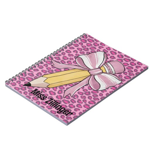 Personalisierte Lehrerwertung Stift mit Bogen Notizblock (Linke Seite)