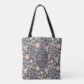 Personalisierte Lehrkraft-Dank-Tasche  Tasche (Rückseite)