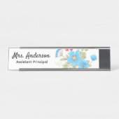 Personalisierte Lehrkräfte - Hauptverantwortliche  Schreibtischnamensplakette (Vorderseite )