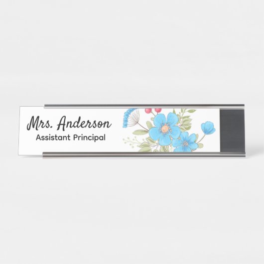 Personalisierte Lehrkräfte - Hauptverantwortliche Schreibtischnamensplakette (Vorderseite )