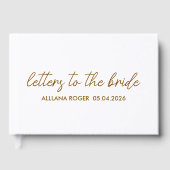 Personalisierte Leinenüberdeckung - Buchstaben an  Gästebuch (Vorderseite)