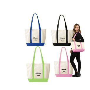 Personalisierte Leinwand Tote Tasche Benutzerdef