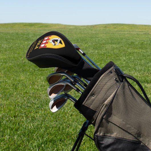 PERSONALISIERTE Leiterabdeckung (BLACK) mit PMC-SI Golf Headcover (In SItu)