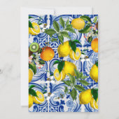 Personalisierte Lemon-Notecards Dankeskarte (Rückseite)