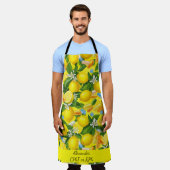 Personalisierte Lemon & Pills Pharmacy Kitchen Schürze (Getragen)