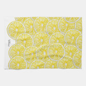 Personalisierte Lemon-Scheiben-Muster Geschirrtuch (Horizontal)