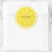 Personalisierte Lemon Slice Stickers (Tasche)