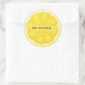 Personalisierte Lemon Slice Stickers (Tasche)