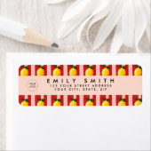 Personalisierte Lemon Stripe Muster Gelbe Zitronen (Insitu)