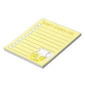 Personalisierte Lemonade Pitcher Liste Notizblock (Rotiert)