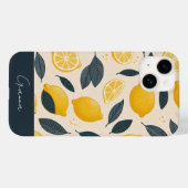 Personalisierte Lemons-Telefonzelle Case-Mate iPhone Hülle (Rückseite (Horizontal))