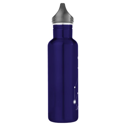 Personalisierte Leo-Zodiac-Konstellation Edelstahlflasche (Links)