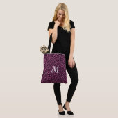 Personalisierte Leopard-Drucktasche Tasche (Am Model)