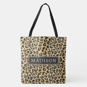 Personalisierte Leopardrucke Tasche