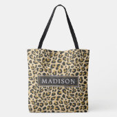 Personalisierte Leopardrucke Tasche (Rückseite)