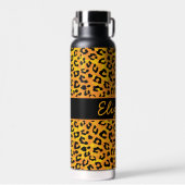 Personalisierte Leopardrucke Trinkflasche (Vorne)