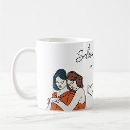 Personalisierte Lesbian-Matching Kaffeetasse