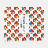 Personalisierte LESENKERBÜCHER Fleecedecke (Vorderseite (Horizontal))