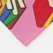 Personalisierte LESERKORNIERBÜCHER Pink Fleecedecke (Ecke)