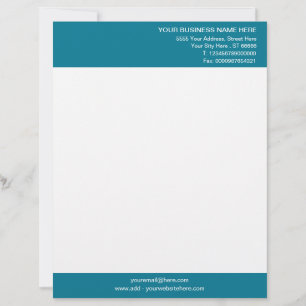 Personalisierte Letterkopffarben - Schriftart Briefbogen