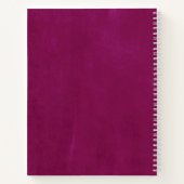 Personalisierte Leuchtplatte Notizblock (Rückseite)