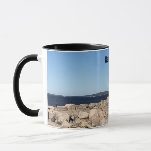 Personalisierte Leuchtturm-Tasse Tasse (Links)