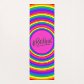 Personalisierte LGBTQ - Farbinklusive Flagge Yogamatte (Rückseite)