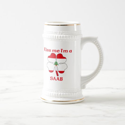 Personalisierte Libanesen küssen mich, den ich Bierglas (Rechts)
