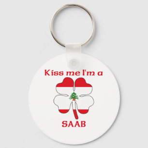 Personalisierte Libanesen küssen mich, den ich Schlüsselanhänger