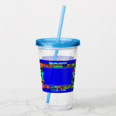 Personalisierte Libelle Acryltrinkbecher (Rückseite)