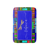 Personalisierte Libelle Badematte (Vorderseite Vertikal)