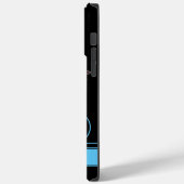 Personalisierte Libelle (blau) Case-Mate iPhone Hülle (Rückseite / Links)