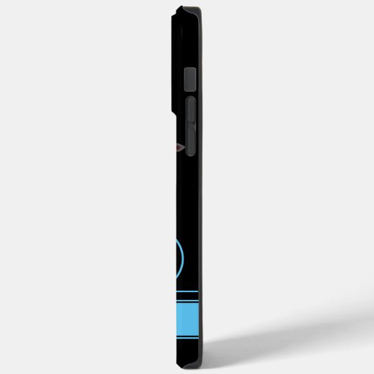 Personalisierte Libelle (blau) Case-Mate iPhone Hülle (Rückseite / Links)