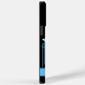 Personalisierte Libelle (blau) Case-Mate iPhone Hülle (Rückseite / Rechts)