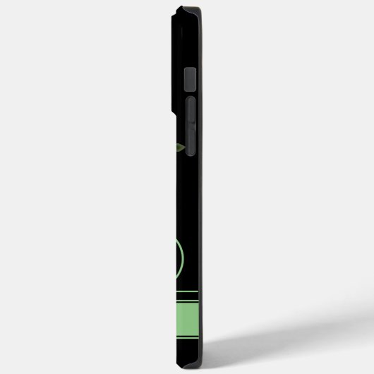 Personalisierte Libelle (grün) Case-Mate iPhone Hülle (Rückseite / Links)