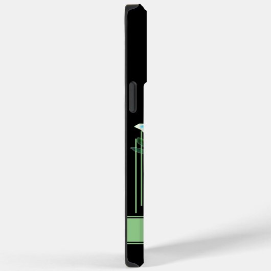 Personalisierte Libelle (grün) Case-Mate iPhone Hülle (Rückseite / Rechts)