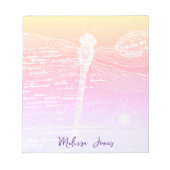 Personalisierte Libelle Notizblock (Vorderseite)