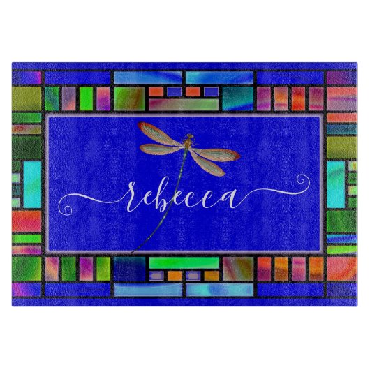 Personalisierte Libelle Schneidebrett (Vorderseite)