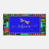 Personalisierte Libelle Schreibtischunterlage (Vorderseite)