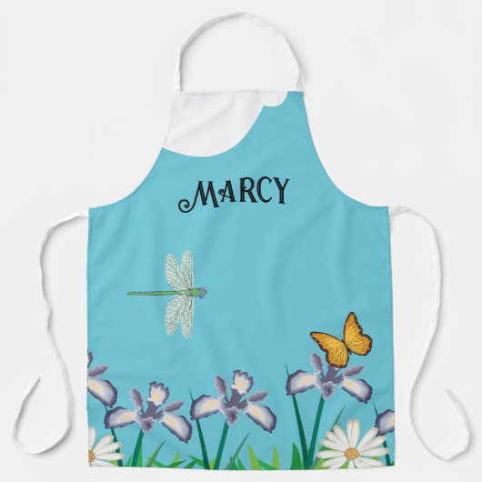 personalisierte Libelle-Schürze Schürze (Vorderseite)