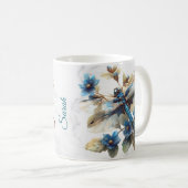 Personalisierte Libelle-Tasse Kaffeetasse (VorderseiteRechts)