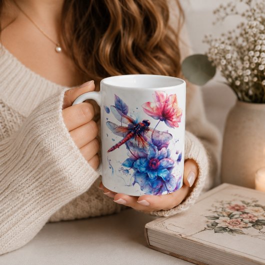 Personalisierte Libelle-Tasse Kaffeetasse
